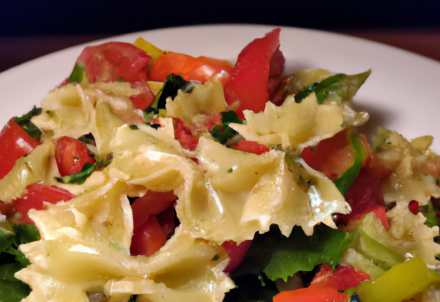 Salade de Farfalle 'alla zingara'