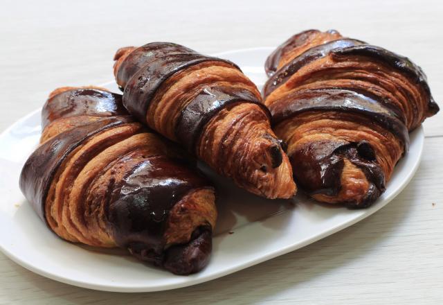 Croissants bicolores au chocolat