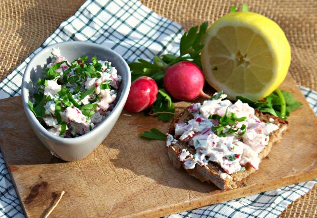 Tartinade de radis