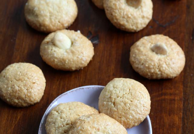 Amaretti moelleux aux amandes