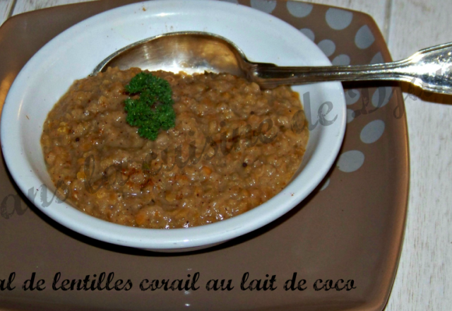 Dhal de lentilles corail facile