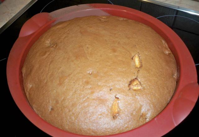 Gâteaux Moelleux chocolat, pommes et amandes