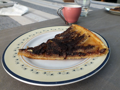 Tarte fine aux poires et chocolat