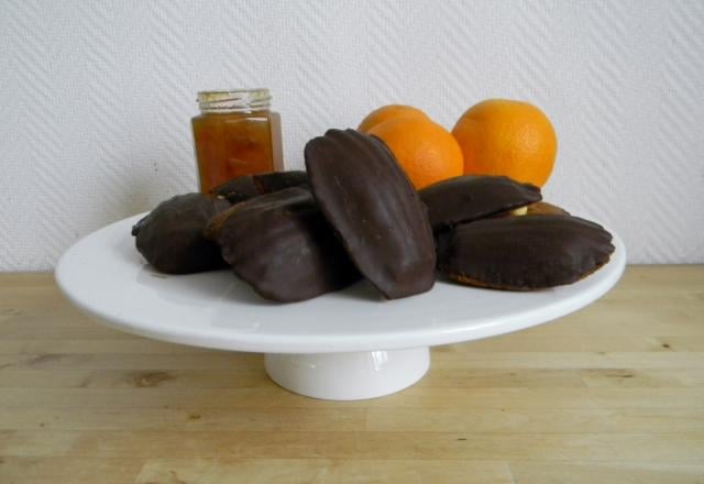 Madeleines choc'orange