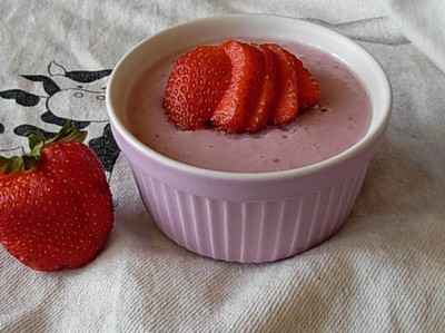 Mousse aux fraises