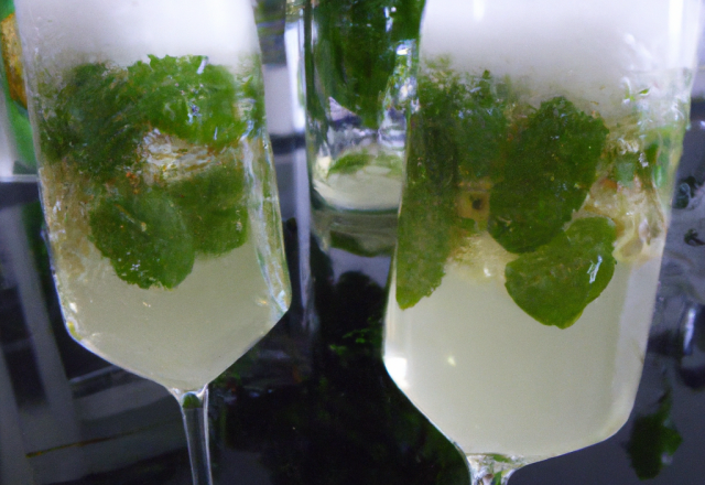 Mojito champagne