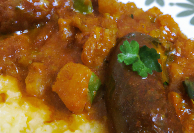 Rougail de saucisses au thermomix