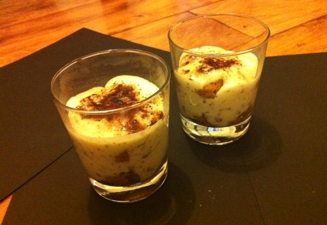 Tiramisu au chocolat au lait et chocolat noir