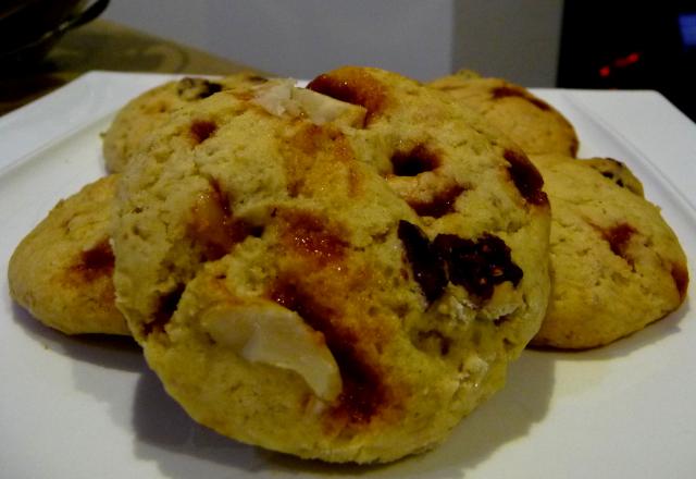 Cookies cranberries & noix du Brésil caramélisées