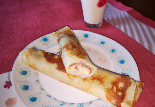 Crêpes faciles avec du lait en poudre!