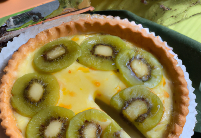 Tarte citron et kiwis