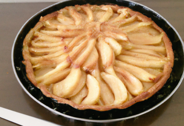 Tarte aux pommes fondante à pâte sablée