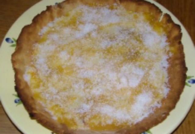 Tarte abricots coco