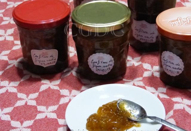 Confiture de figues vertes