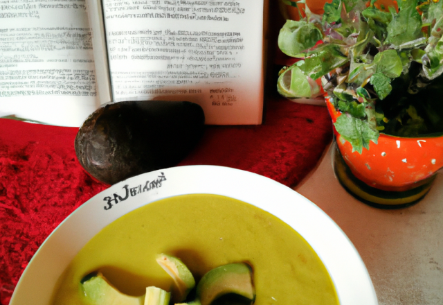 Velouté d'avocats aux agrumes