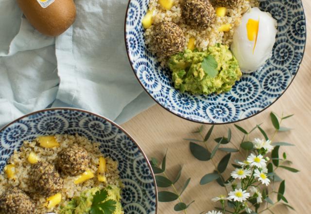 Golden lunch bowl au kiwi jaune