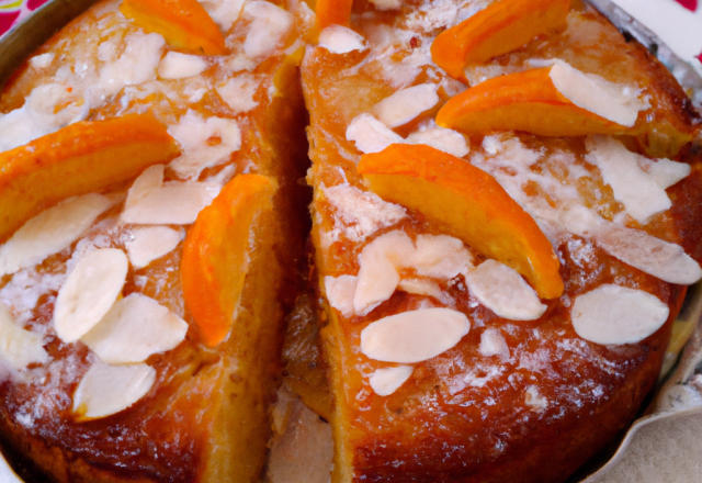 Gâteau aux amandes parfumé à l'orange