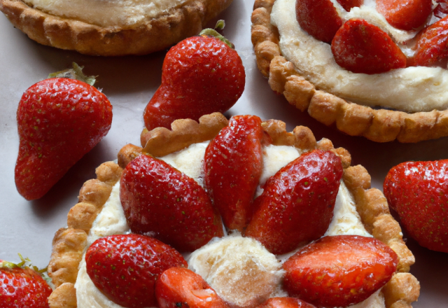 Tartelettes aux fraises mascarpone