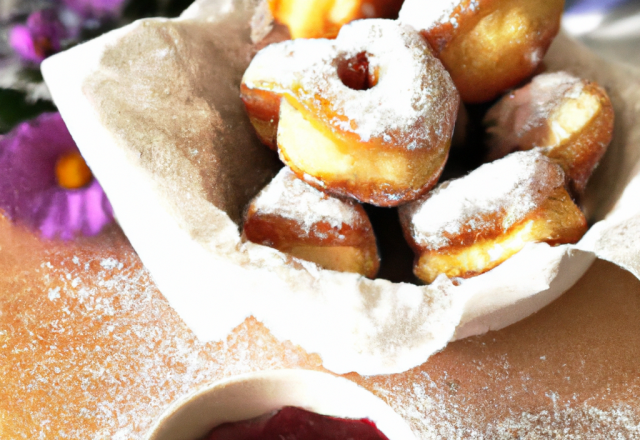 Beignets à la confiture au thermomix