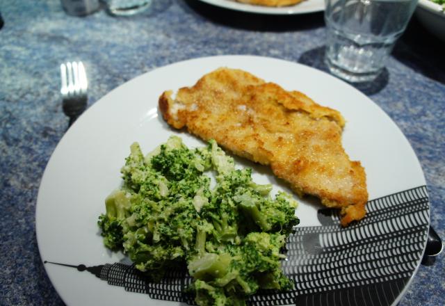 Escalopes des veau panées