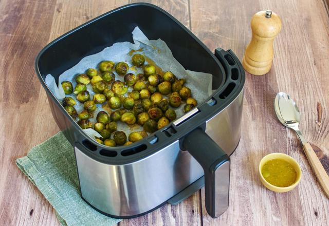 Choux de Bruxelles rôtis au Air Fryer