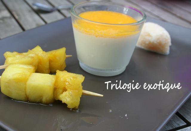 Trilogie aux fruits exotiques