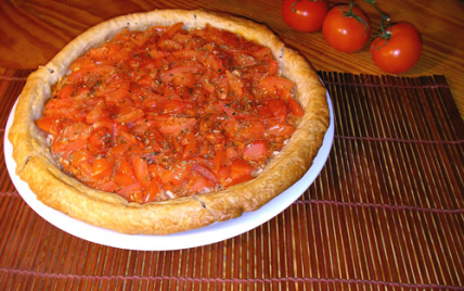 Tarte au thon et aux tomates classique