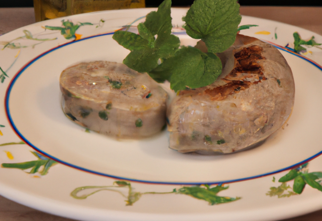 Boudin blanc au cresson