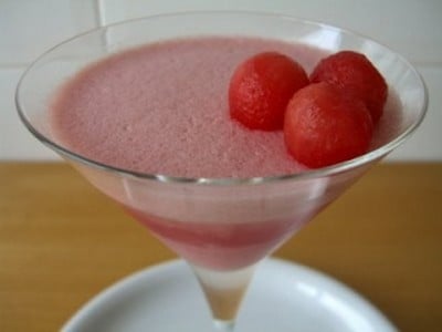 Mousse à la pastèque