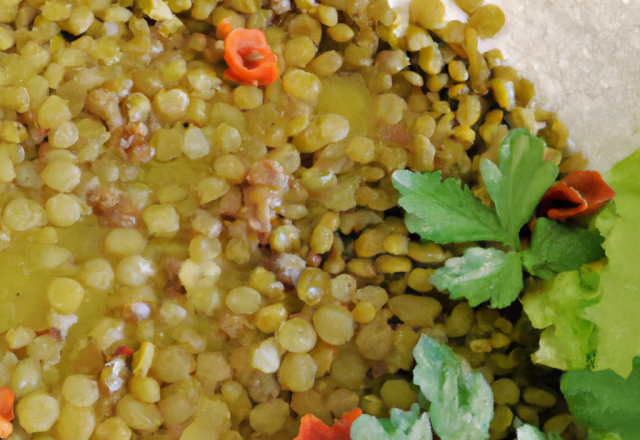 Lentilles Vertes du Puy façon Thaï