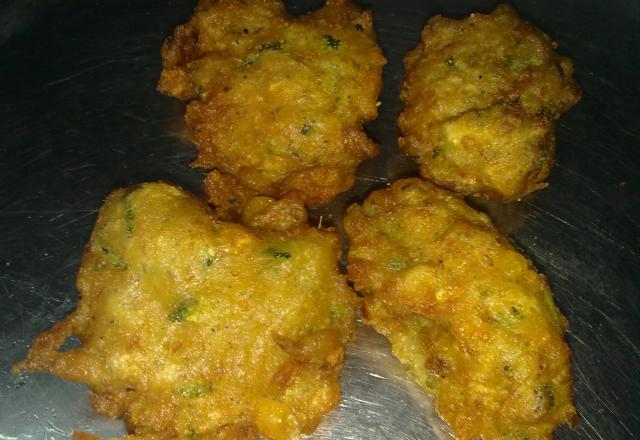 Beignets de courgettes au thon