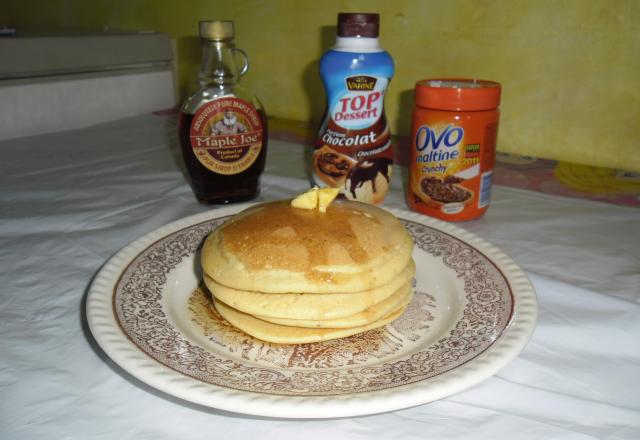 Pancakes à la fleur d'oranger