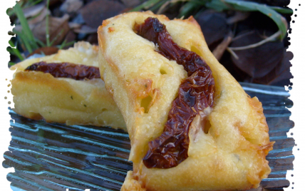 Bouchées Comté, basilic, tomates séchées