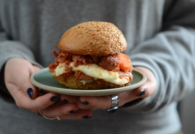 Burger à la bolognaise