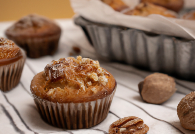 Muffins aux noisettes maisons