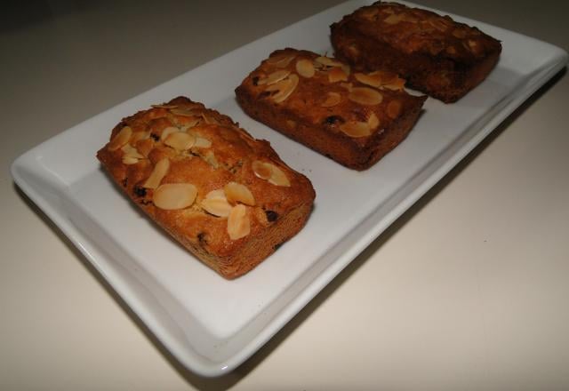 Cake à la farine de châtaignes et aux fruits secs