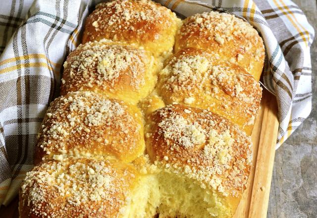 Streusel gourmand à la vanille