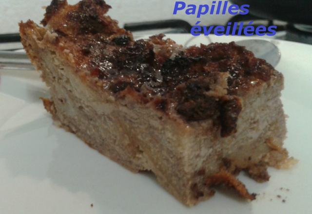 Pudding chocolaté aux pommes