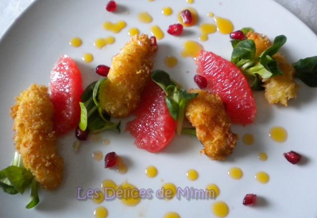 Langoustines croustillantes au beurre d