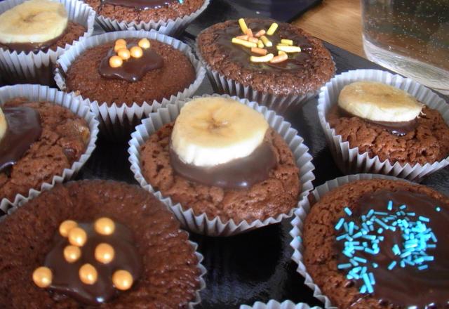 Muffins chocolat-banane