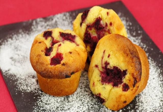 Muffins aux fraises faciles