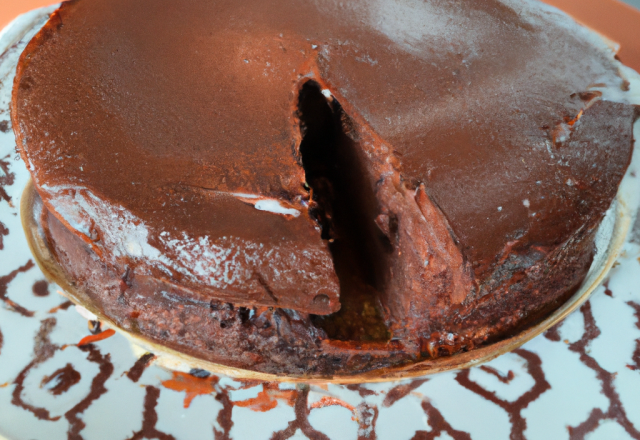 Gâteau tout chocolat facile