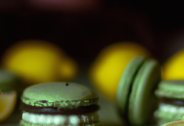 Les Macarons, c'est beau, c'est bon même au citron-vert