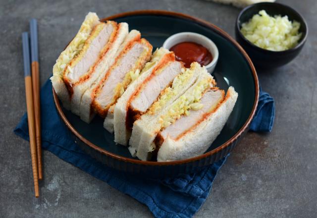 Sandwich japonais au porc pané (Katsu Sando)