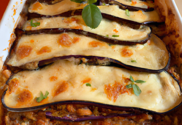 Lasagnes d'aubergines maison