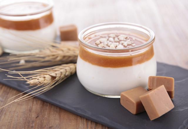 Panna cotta au caramel