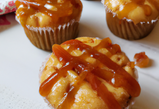 Muffins craquants caramel