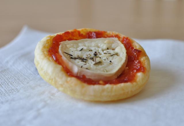 Tartelettes au chèvre et au chutney de poivron