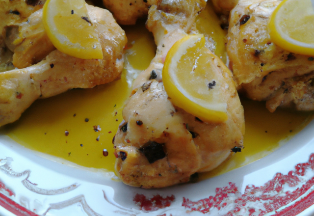 Poulet au citron et gingembre