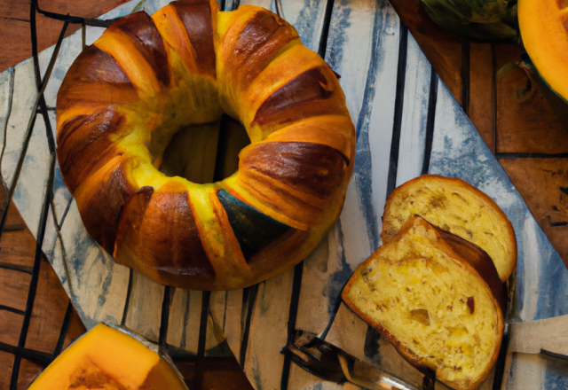 Brioche à la courge miellée